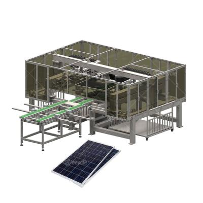 China Fully Automatic And High Efficiency Waste Solar Panel Recycling Production Line Solar Panel Glass Separating Machine for sale