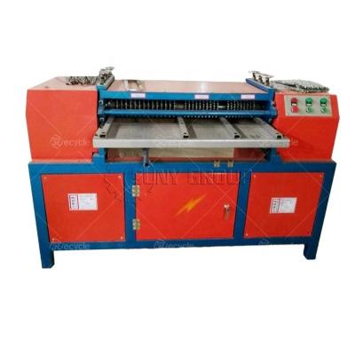 China Waste Ac Radiator Stripping Copper Aluminum Car Radiator Recycle Peeling Machine for sale