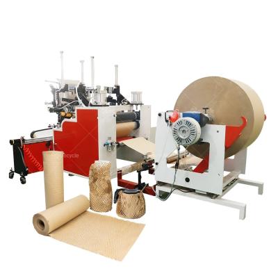 China Customizable Honeycomb Paper Making Machine for Cushioning Pad Wrapping Craft Paper for sale