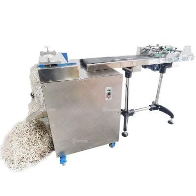 China Easy Moving  Mini Home Used Paper Shredder Machine Homogeneous Raffia Paper Crinkle Paper Making Machine for sale