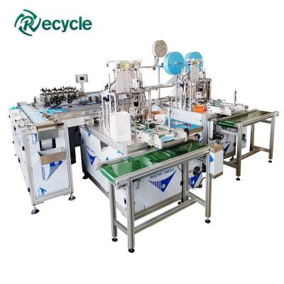 China Full Automatic 3 Ply Medical Face Mask Making Machine with Disposable Nonwoven Fabric for sale