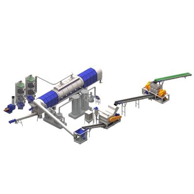 China Multifunctional Full Automatic Aluminum Can Paint Remover UBC Paint Carbonization Machine for sale