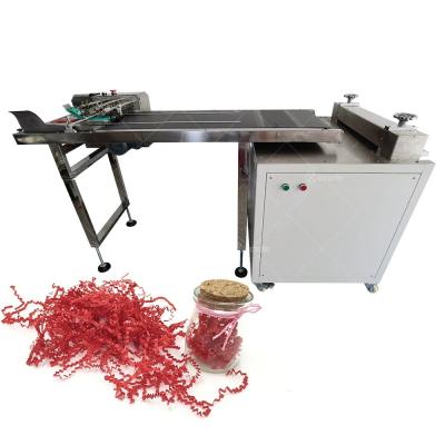 China Hot Selling Gift Package Crinkle Paper Shredder Machine Gift Box Filler Raffia Paper Making Machine for sale