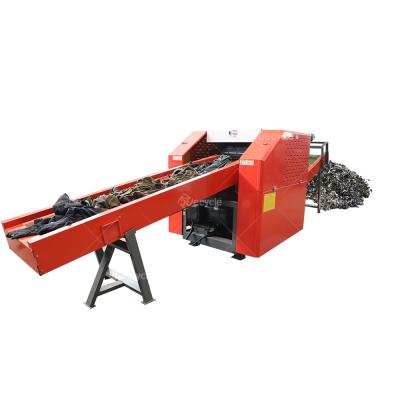 China Customer's Requirement Fishing Net Shredding Machine for Soft Material Fabric Cutting for sale