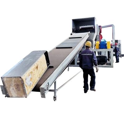 China Scrap Fridge Recycling Line Home Appliance Refrigerator Dismantling Plant Shredding Machine for sale