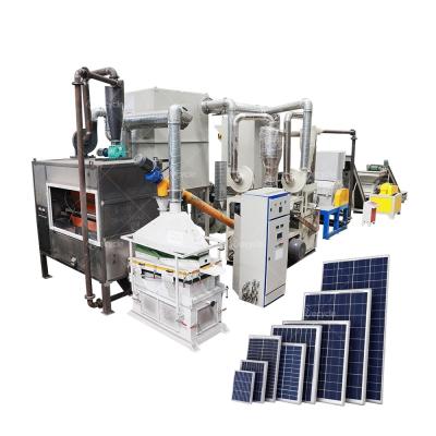 China State-of-the-art Waste PV Solar Panel Recycling Machine Production Line For Recycling for sale