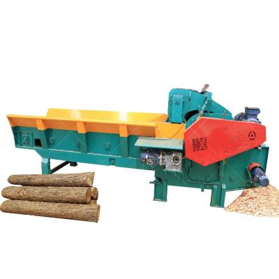 China Best Price Wood Blocks/Logs/Branches Crushing Device Chipper Machine with Feeding System for sale