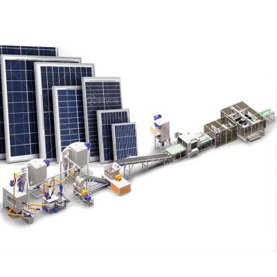 China Metal Silicon Separation Solar Panel Crushing and Separating Machine China Provided PB Waste Solar Panel Cell Photovoltaic for sale