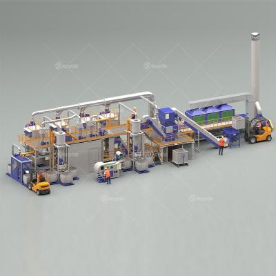 China Manufacturer Mobile Cell Ev Car Lithium Battery Recycling Machine Plant Waste Recycling Production Line for sale