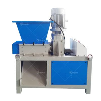 China Cheap Double Shaft Portable Mini Scrap Metal Shredder Machine Plastic Crusher Hard Drive Shredder for sale