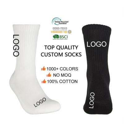 China Wholesale QUICK DRY Custom Sports Socks Anti Slip Crew Grip Tube Sports Football Soccer Socks for sale