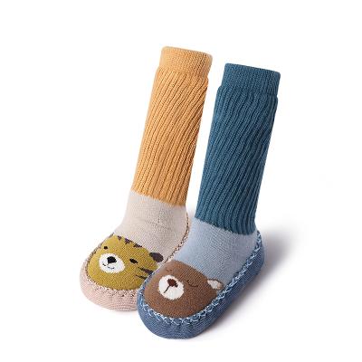 China 2021 winter high quality thick animal pattern baby shoes QUICK DRY anti-skid socks for sale