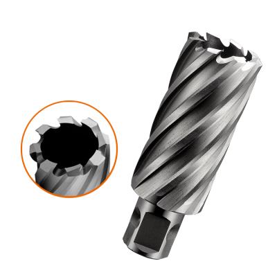 China Metal CHTOOLS Drilling Broaching Universal Drill 50mm Depth Core Cutter hss Annular Shank Cutters for sale