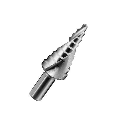 China Metal Drilling CHTOOLS Spiral Step Drill hss spline step drill for metal for sale