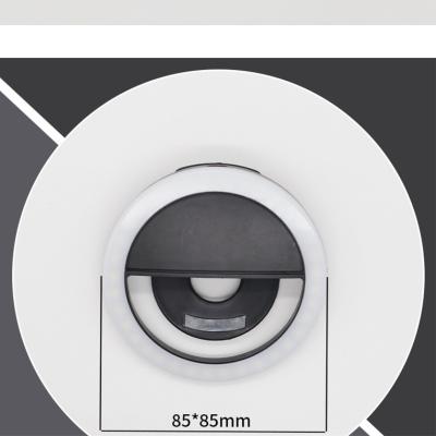 China Mini 360 Degree 3w Led 4 Speed ​​Adjustment Mobile Phone Photography Fill Light Machine Camera Selfie for sale