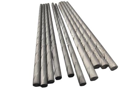 China Tungsten Steel Cemented Carbide Helical Rods with Cooling Holes for sale