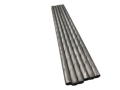 China Customizable Length Ground Surface Finish Cemented Carbide Helical Rods for Precision Cutting for sale