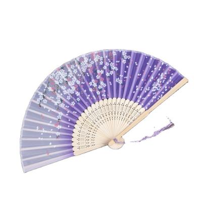 China Asian Dance Personalized Hand Decorative Bamboo Fan for sale