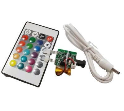 China 3d moon lamp parts 2021 new models of 3d moon light board LED 7 colors touch switch and 16 colors PCBA remote control for sale