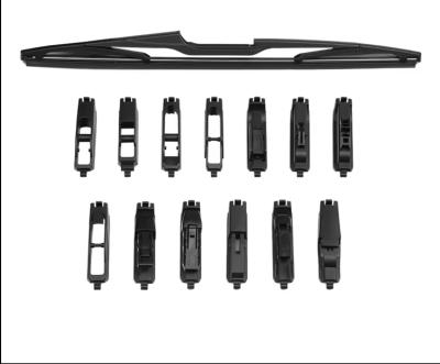 China Bendable Rear Windshield Wiper Replacement All Weather Universal Window Wipers for sale