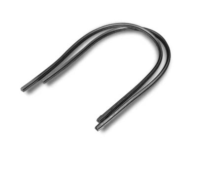 China Noise Reduced Wiper Rubber Strip Black Wiper Refill Replacement for sale