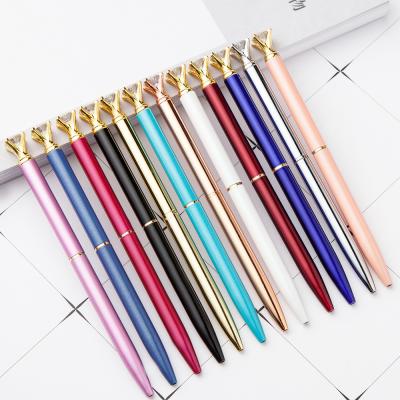 China office & School Pen Custom Printed Advertising Pen Custom Small Diamond Pen Logo for sale