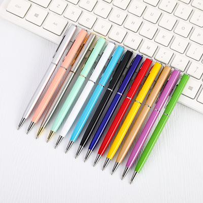 China office & Aluminum Ball Pen For Hotel Custom Logo Pen Without MOQ Wholesale Good Quality Pen Slim Hot Selling School Pen for sale