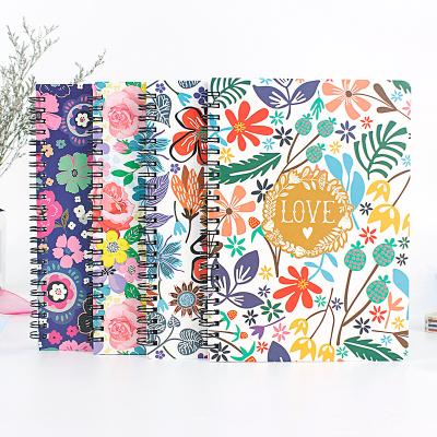 China 2020 Best Selling Cute Luxury Custom A5 Cover Printed / Inner Page Full Colors Printing Spiral Notebooks Lined Paper for sale