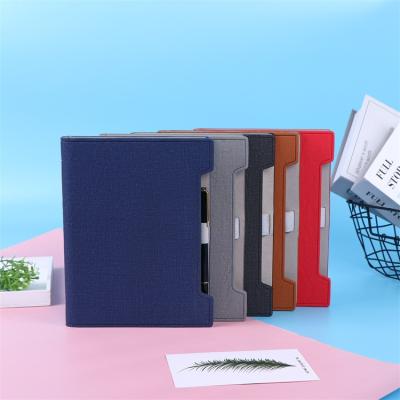 China Leather Loose-Leaf 6 Ring Binder Planner Notebook, A5 Spiral Notebook Business PU Refillable Personal Diary for sale