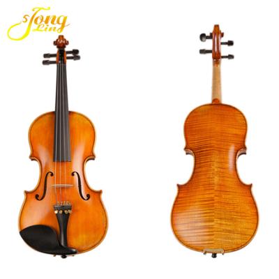 China Flawless Beautiful Handmade Musical Instrument China Color Violin With High Grade Case (TL006-1) for sale