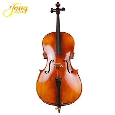 China Fir (TL012) High Grade Studednt Size Carved Cello 4/4 Roll for sale