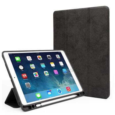 China 2018 iPad Pro 11 Inch Tablet Soft Case With Pen Holder Luxury PU+ PVC Coating Smart Bracket Case For iPad Pro 11 Case for sale