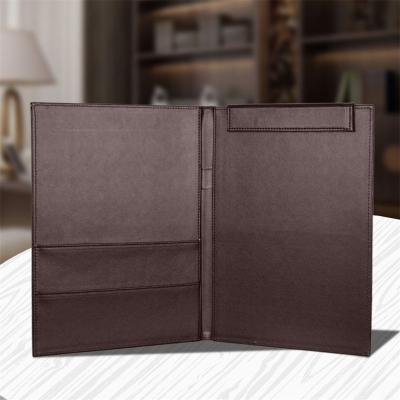 China Multifunction organizer document file folders executive a4 decorative leather custom padfolio no minimum for sale