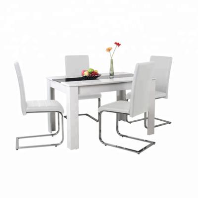 China MDF Design Furniture K/D Living Room Scandinavian Design Simple And Beauty Modern Dining Table for sale