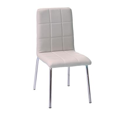 China Elegant Modern Dining Chair PU Leather Dining Chair In China for sale