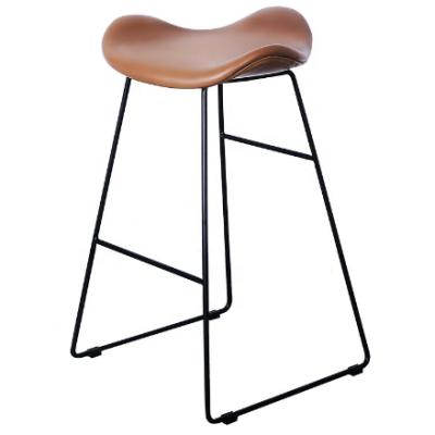 China Wholesale High Quality Modern PU Classic Bar Stool With Metal Legs for sale