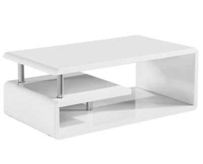 China White High Gloss Living Room MDF Coffee Table Eco - Friendly for sale