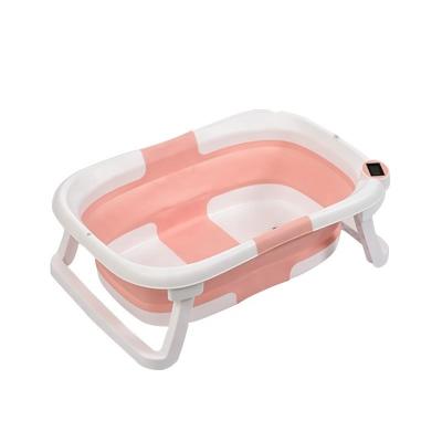 China Durable Non Toxic Baby Bathtub Bi-Folding Newborn Bathtub For Baby for sale