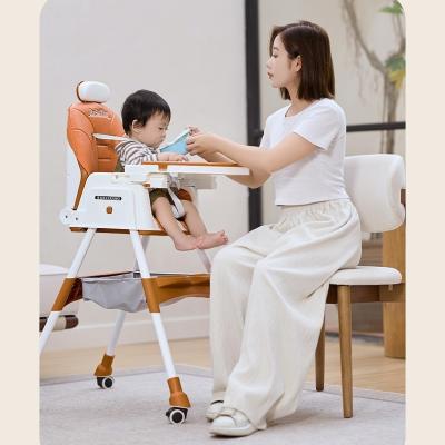 China EN71 Certified High Plastic Baby Dining Chair Baby Feeding Table Adjustable Height for sale