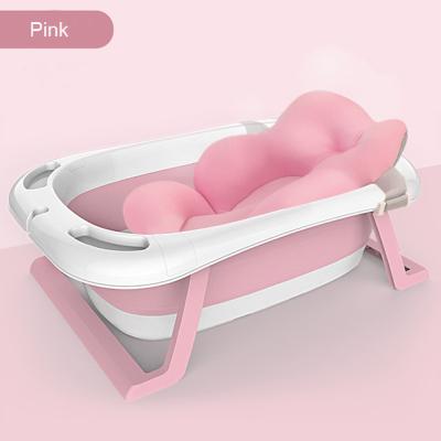 Chine Une baignoire pour bébé en plastique pliable sans BPA, une baignoire pour enfant confortable à vendre