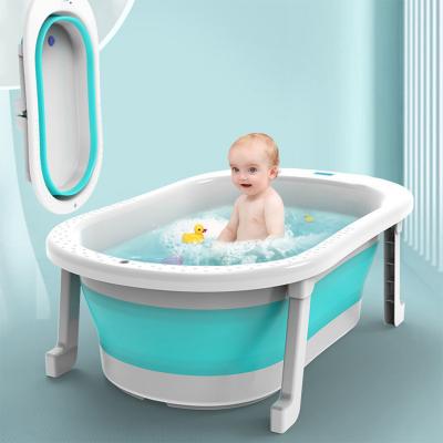 China Folded size 79*7cm Pink Infant Bathtub for Newborns OEM/ODM Support Te koop