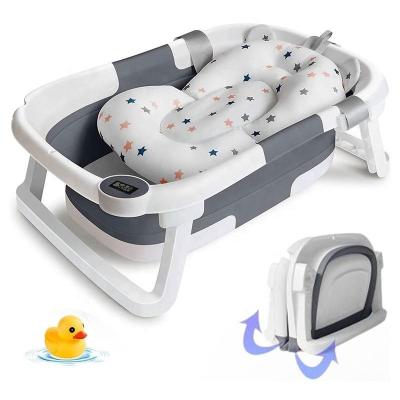 China Anti Mold Newborn Baby Bathtub Set Collapsible Bath Tubs  60.5*43*20.5cm for sale