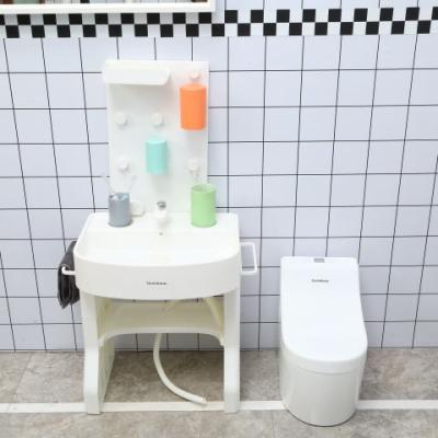 China Customization Children's Washstand Hand Basin Kids Play Sink With Running Water & Led Light for sale