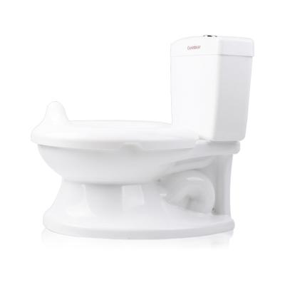 China Toilet para bebé con botón de manejo asiento de entrenamiento para niños en venta