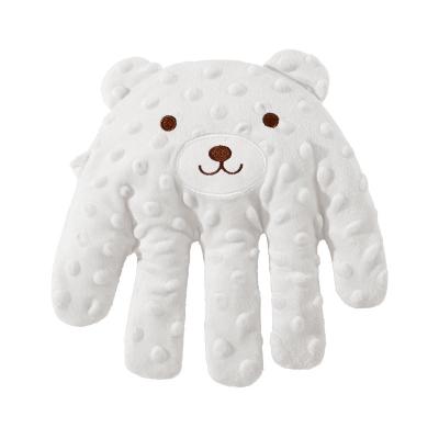 China Baby Hand Puppets Children Shock Rice Bag Anti-shock Soothe Big Palm Sleep Artifact Newborn Pillow Hand Doll Finger Puppets for sale