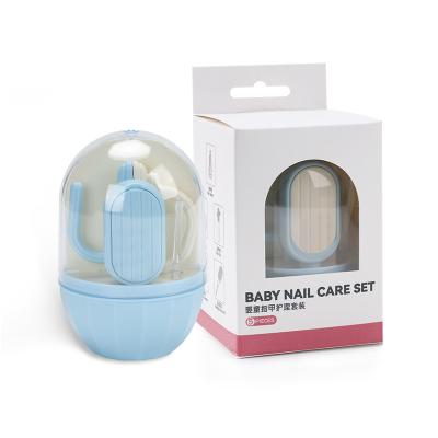 China Cactus Shape Baby Nagelverzorging Set Nieuwgeborenen Speciaal Anti-knijpen Vlees Baby Scheren Veiligheid Nagelknippers Kinderenproducten Te koop