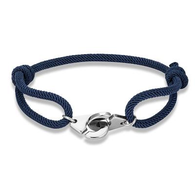 China NEWST FASHIONABLE design hot men's fasion cool handcuffs hug rope bracelet for sale