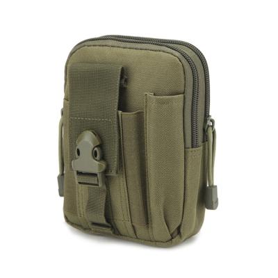 China Black Waterproof Rise Pussy Packs Army Green Waist Bag Pocket Phone Tactical Waist Bag 6.5 Inch Can Custom Logo for sale