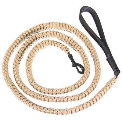 China Nylon Braided Paracord Dog Leash 200cm Long Cotton Paracord Rope Adjustable Nylon DETACHED Retractable Dog Leash for sale