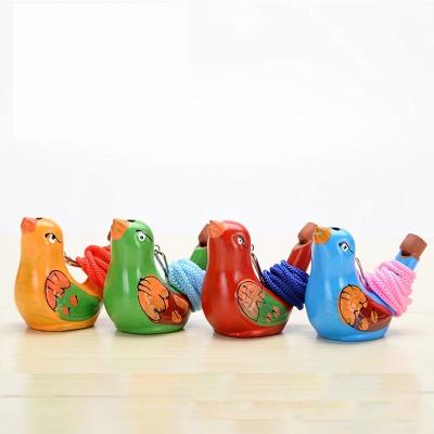 China For Kids and Adult Ceramic Clay Water Bird Whistle Animal Sound Whistle Children Toys Gift for Sale for sale